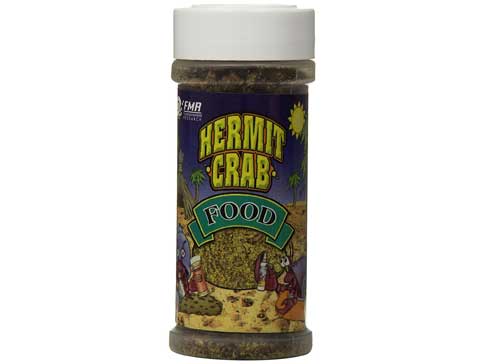 Hermit Crab Food by FMR for land hermit crabs.